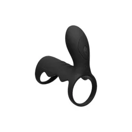 Jaula para el Pene con Vibración y Control Remoto Negro de Optimale