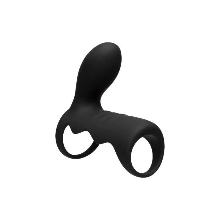Jaula para el Pene con Vibración y Control Remoto Negro de Optimale