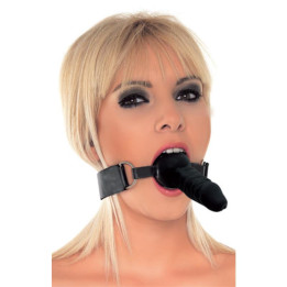 Mordaza con Dildo Silicona de Latex Play | VibraZon