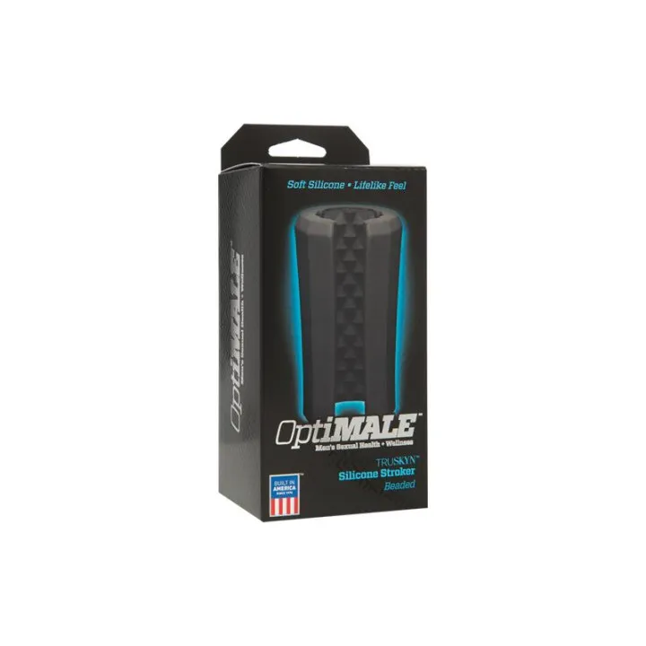 Masturbador Silicona Platinum Negro de Optimale