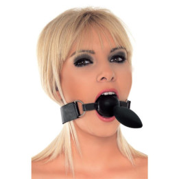 Mordaza con Plug Silicona de Latex Play | VibraZon