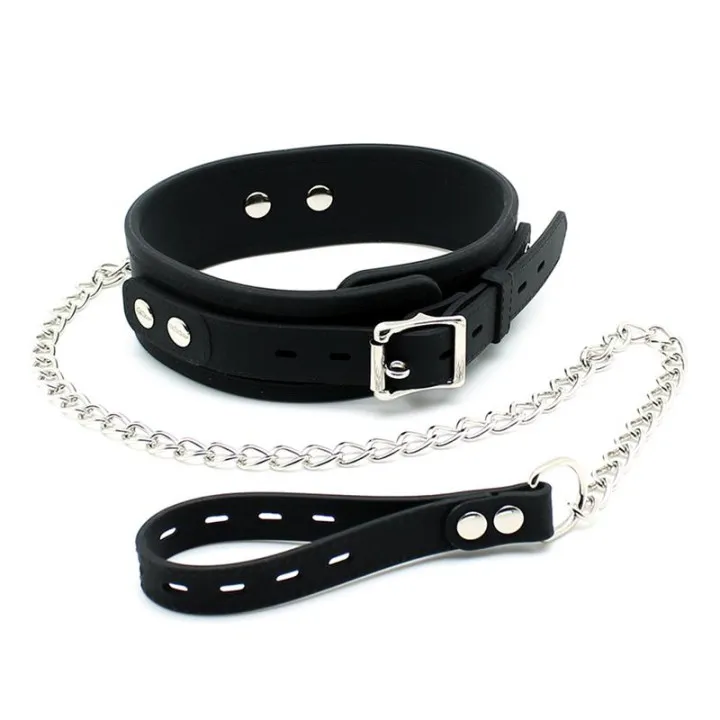 Collar con Correa Silicona de Latex Play