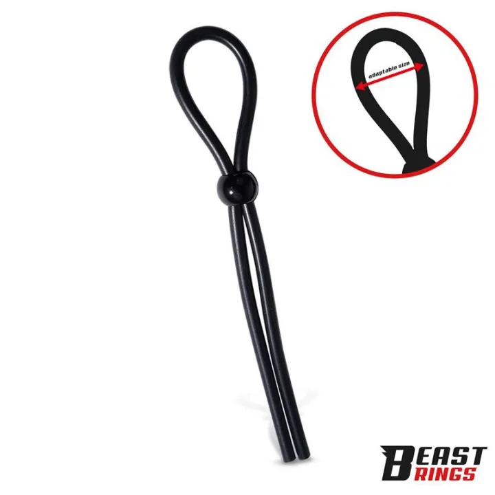Lasso Anillo para el Pene Silicona Ajustable de Beast Rings