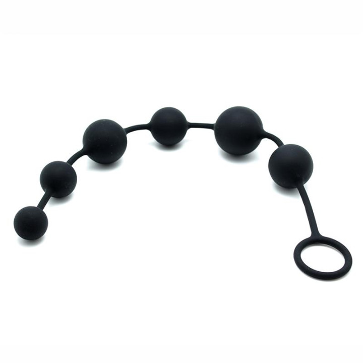 Bolas Anales Silicona 40 cm de Latex Play | VibraZon