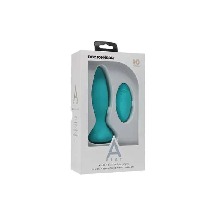 Plug Anal con Vibración Vibe Adventurous Turquesa de A-Play