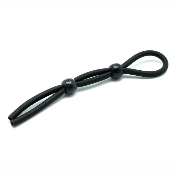 Anillo Pene y Testículos Ajustable de Latex Play