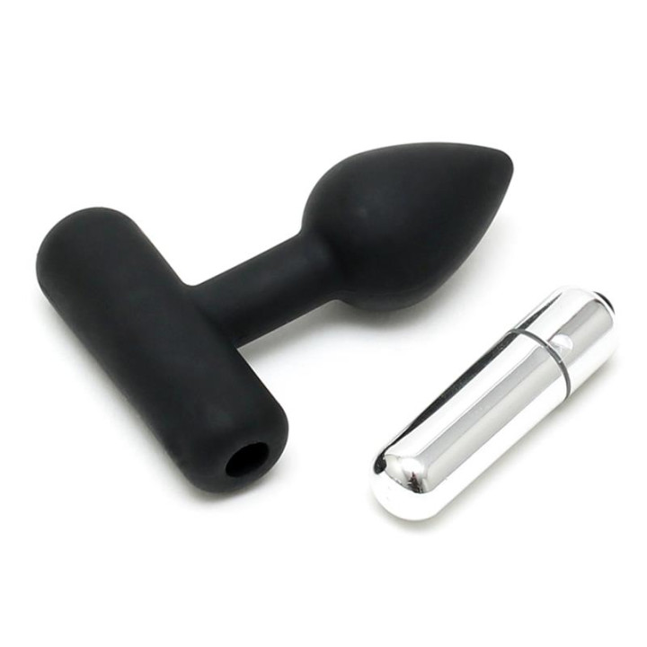 Plug Anal con Bala Vibradora de Latex Play | VibraZon