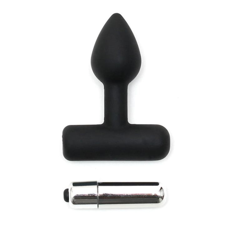 Plug Anal con Bala Vibradora de Latex Play | VibraZon