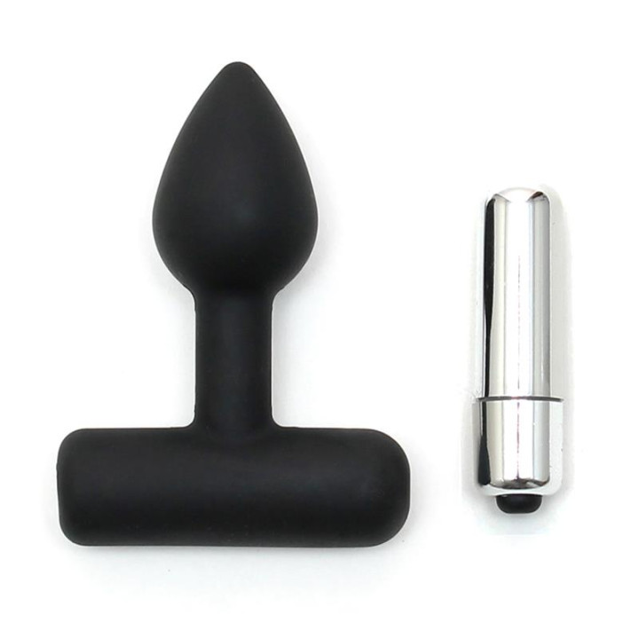 Plug Anal con Bala Vibradora de Latex Play | VibraZon