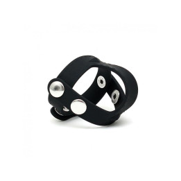 Anillo para el Pene y los Testículos Ajustable de Latex Play | VibraZon
