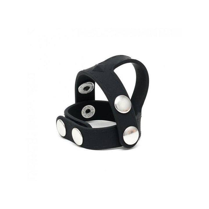 Anillo para el Pene y los Testículos Ajustable de Latex Play | VibraZon