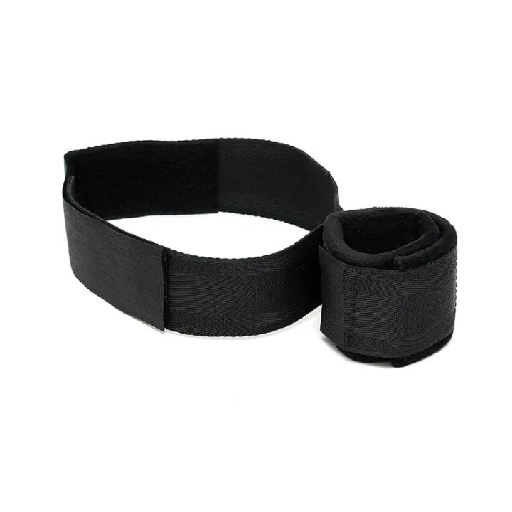 Esposas de Muslos y Manos Ajustables Negro de Bondage Play