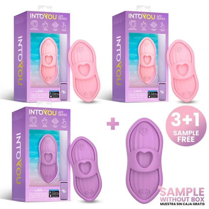 Pack 3+1 Laia Estimulador de Dedo y Funda con APP de Intoyou App Series