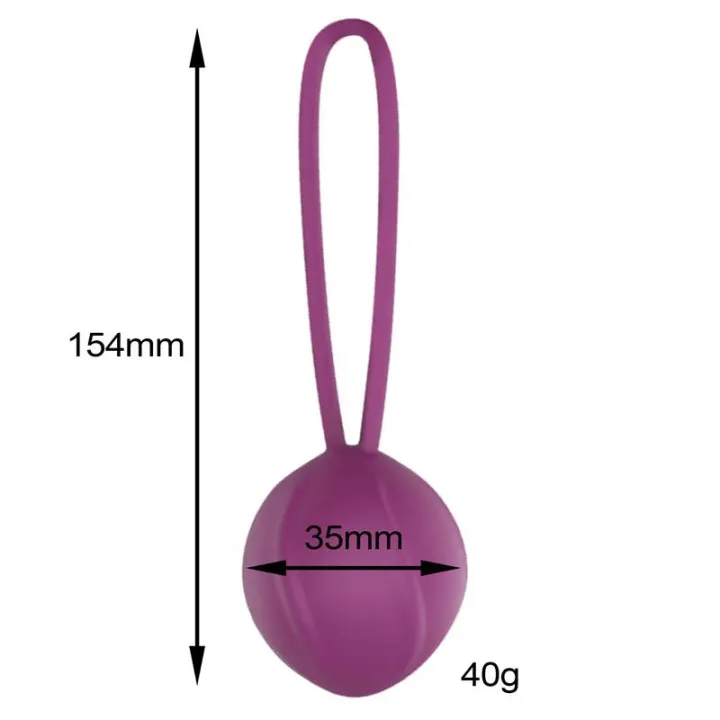 Leigh Bola Kegel Silicona Púrpura de Engily Ross