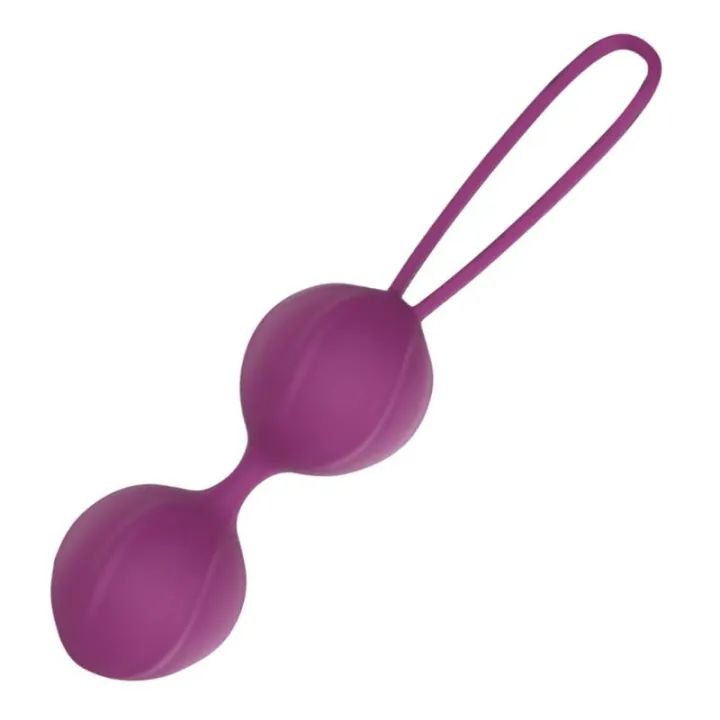 Garbo Bola Doble Kegel Silicona Púrpura de Engily Ross
