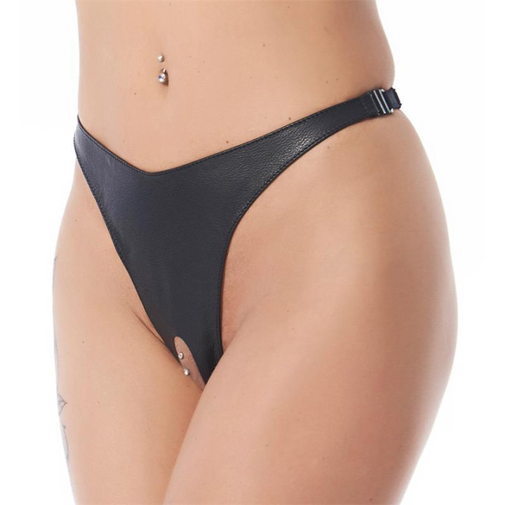 Braguita Abierta Color Negro Talla Única de Bondage Play | VibraZon