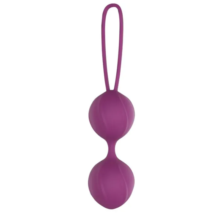 Garbo Bola Doble Kegel Silicona Púrpura de Engily Ross