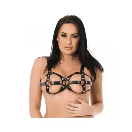 Sujetador Ajustable de Cuero de Bondage Play