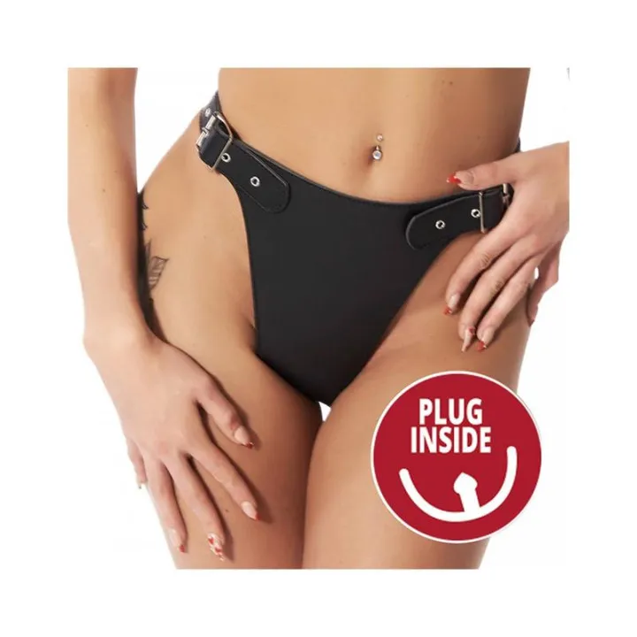 Arnés Ajustable con Plug Anal de Bondage Play