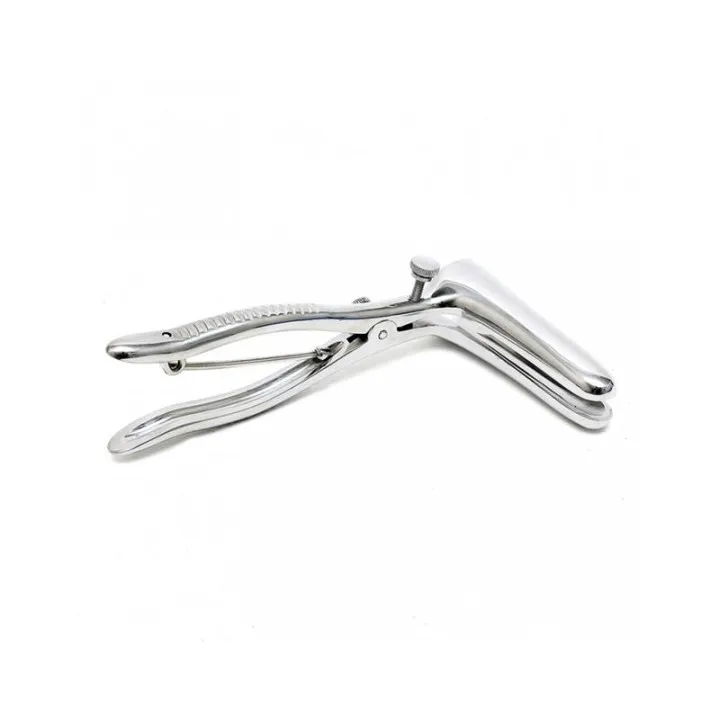 Espéculo Anal con 2 Cucharas Cromo-Plateado de Bondage Play