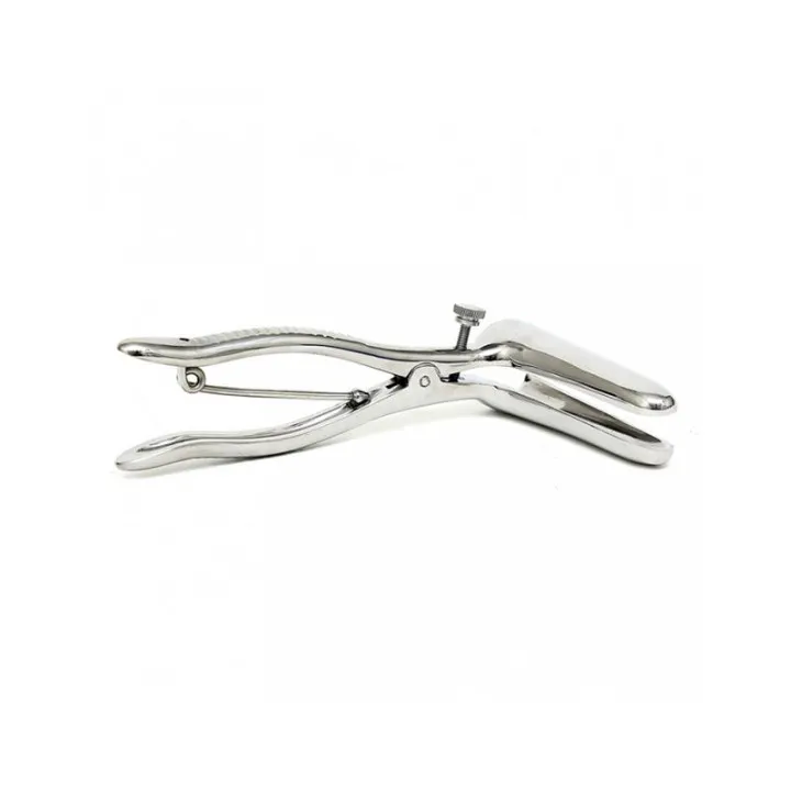 Espéculo Anal con 2 Cucharas Cromo-Plateado de Bondage Play