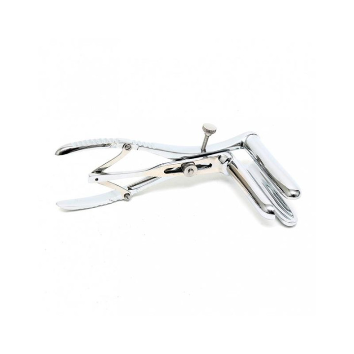 Espéculo Anal con 3 Cucharas Cromo-Plateado de Bondage Play | VibraZon