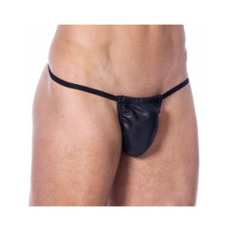 Tanga de Cuero Elástico Talla Única de Bondage Play | VibraZon
