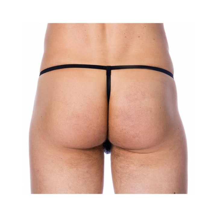 Tanga de Cuero Elástico Talla Única de Bondage Play | VibraZon
