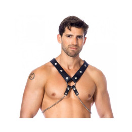 Arnés de Cuero con Cadenas de Bondage Play | VibraZon