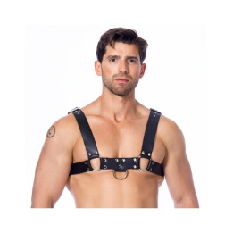 Arnés de Cuero Cruzado de Bondage Play | VibraZon