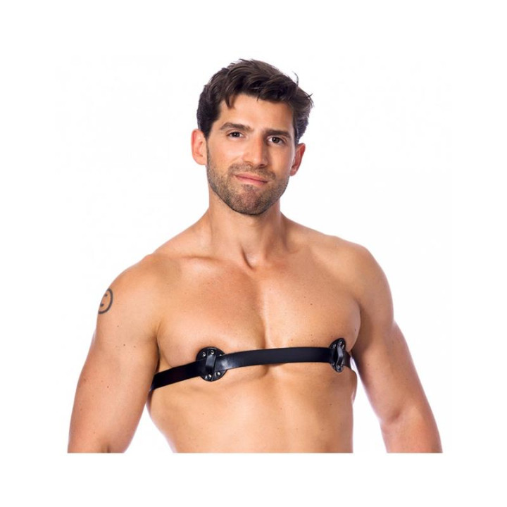 Pezoneras con Correa Ajustable de Bondage Play | VibraZon