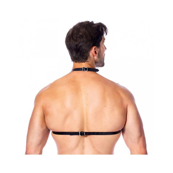 Sujetador de Cuero con Pinchos Unisex de Bondage Play | VibraZon