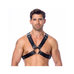 Arnés Ajustable de Cuero con Hebillas de Bondage Play | VibraZon