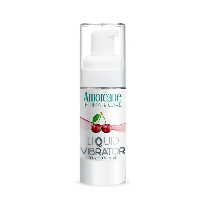 Vibrador Líquido Sabor Cereza 30 ml de Amoreane