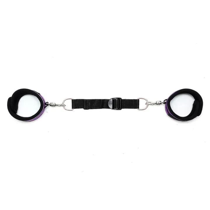 Esposas para Pies Correa Elástica Púrpura de Bondage Play