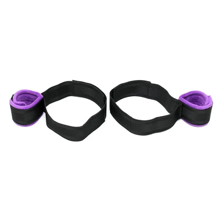Esposas para Muslos y Manos Ajustable Púrpura de Bondage Play