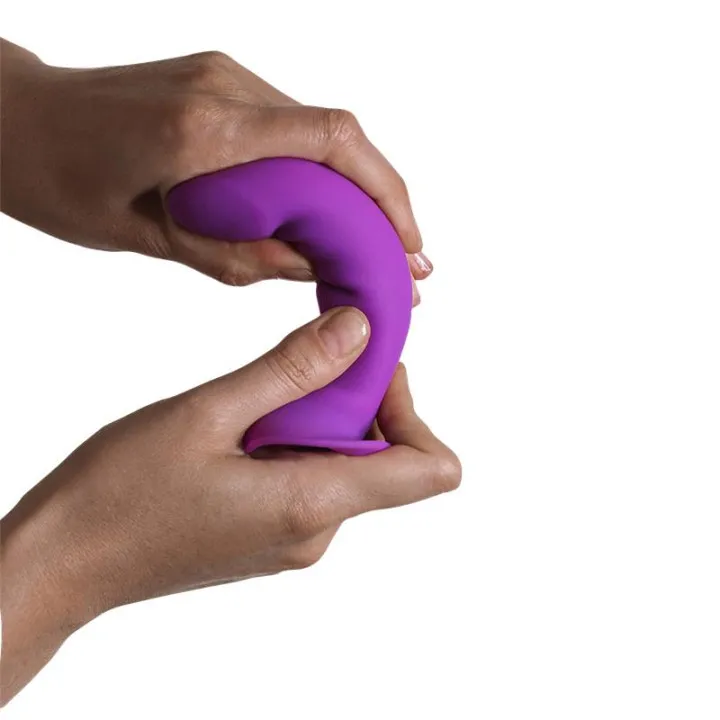 Dildo Hitsens 6 Doble Densidad Púrpura de Adrien Lastic