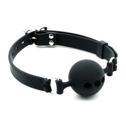 Mordaza con Bola Silicona de Latex Play | VibraZon
