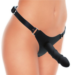 Arnés con Dildo Silicona 14 cm de Latex Play | VibraZon