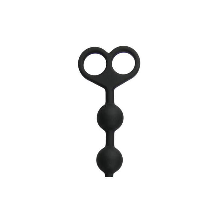 Cadena Anal Larga - Negra de Easytoys | VibraZon