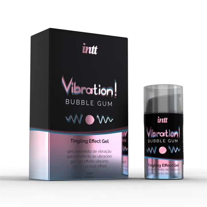 Vibrador Liquido Aroma Chicle de Fresa 15 ml de Intt
