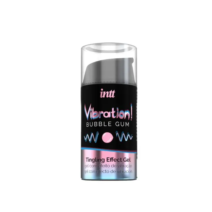 Vibrador Liquido Aroma Chicle de Fresa 15 ml de Intt