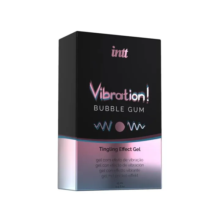 Vibrador Liquido Aroma Chicle de Fresa 15 ml de Intt