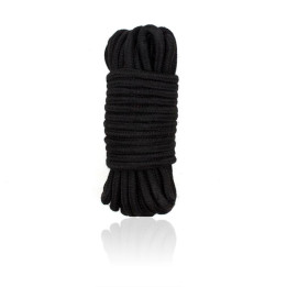 Cuerda Bondage de Algodón 10 Metros Negro de Latetobed Bdsm Line | VibraZon