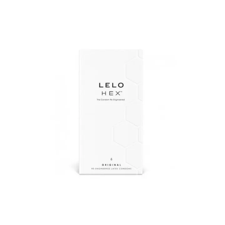 HEX ORIGINAL Preservativos 6 Pack de Lelo