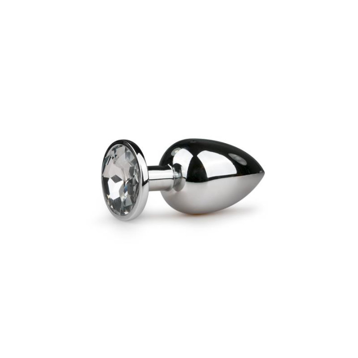 Plug de Aluminio No. 6 - Plata/ Transparente de Easytoys | VibraZon