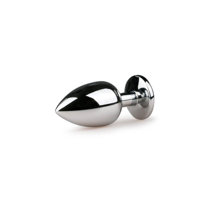 Plug de Aluminio No. 6 - Plata/ Transparente de Easytoys | VibraZon
