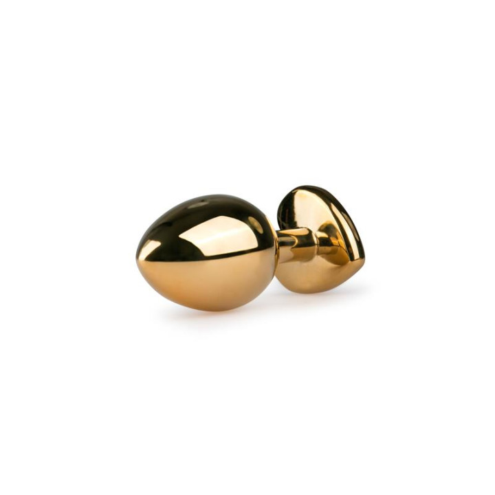 Plug Anal de Aluminio No. 7 - Oro/Rosa de Easytoys | VibraZon