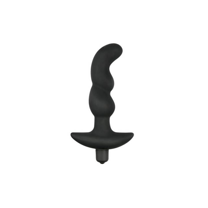 Vibrador Prostático Silicona Negro de Easytoys | VibraZon