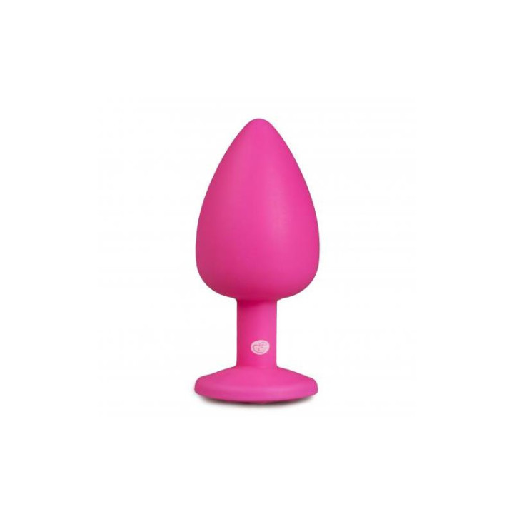 Plug con Diamante Grande - Rosa de Easytoys | VibraZon